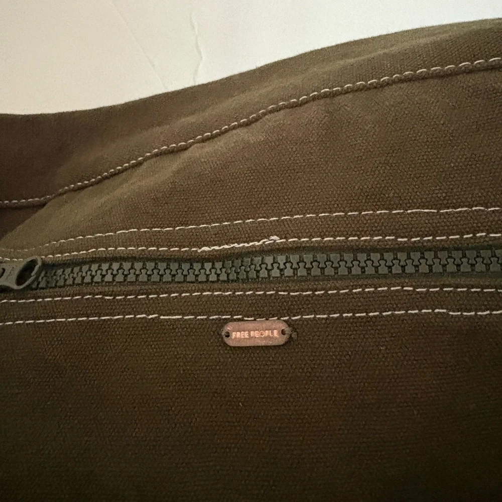 NWOT Free People Been There Badge Tote Bag